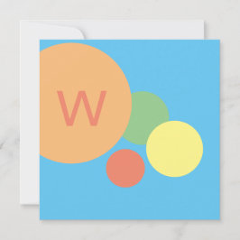 Pastel Regenbogen Konfetti Punkte Einladung / Kart