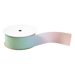 Pastel-Regenbogen Ripsband