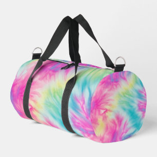 Pastel Regenbogen-Tie-Dye-Wochenender für Mädchen Duffle Bag