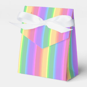 Pastel-Regenbogenstreifen Geschenkschachtel