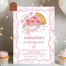 Pastel Retro Slice Fun Pizza Party