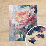 Pastel-Rose Moderne Abstrakte Malerei<br><div class="desc">Ein modernes impressionistisches Gemälde von Rose, kreiert mit strukturierten Pinselstrichen in sanften Pastellfarben. Die zarten Rosa-, Rost- und Cremetönen harmonieren harmonisch, während die strukturierten Schichten der Blumenkomposition Tiefe und Dimension verleihen. Dieses ruhige Stück vereint zeitlose Schönheit der Rose in zeitgenössischem, ausdrucksvollem Stil und ist somit eine perfekte Ergänzung zu jeder...</div>