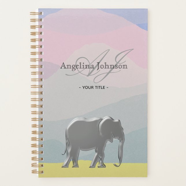 Pastel rose Monogramme (Devant)