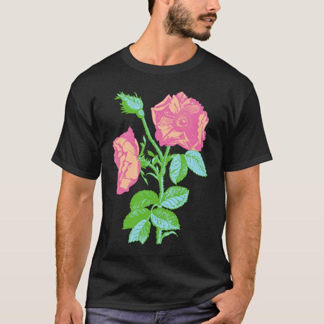 Pastel-Rose T-Shirt (Vorderseite)