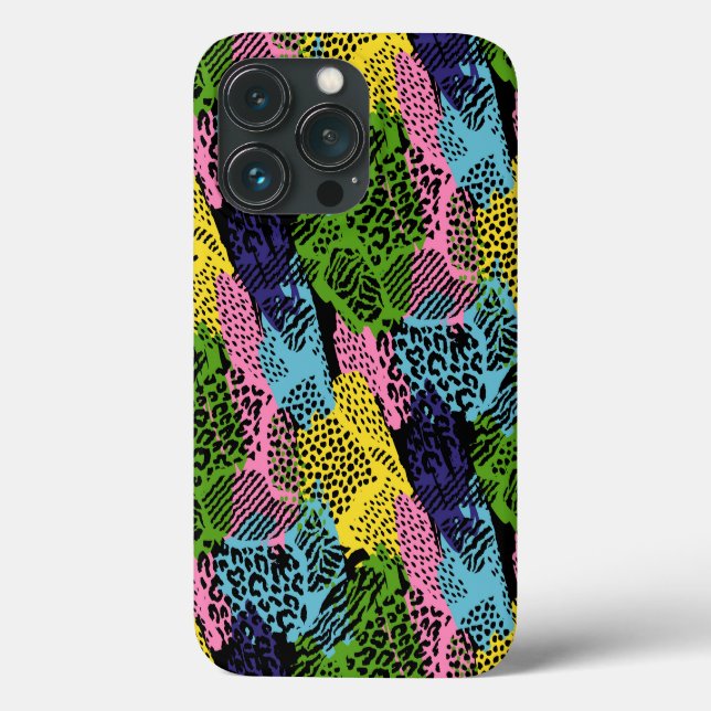 Pastel Safari Animal Print Case-Mate iPhone Hülle (Rückseite)