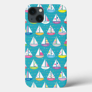 Pastel-Sailboat-Muster Case-Mate iPhone Hülle