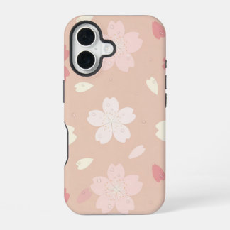 Pastel Sakura Blossom Seamless Pattern Phone Case  iPhone 16 Hülle