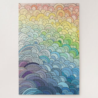 Pastel sans fin Rainbow Jigsaw Puzzle