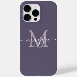 Pastel Script Monogram Case-Mate iPhone 14 Pro Max Hülle