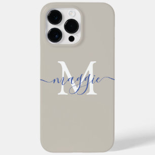 Pastel Script Monogram Case-Mate iPhone 14 Pro Max Hülle