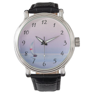 Pastel Seascape with a Vorsprung Armbanduhr