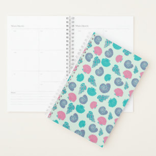 Pastel Seashell Pattern Planer