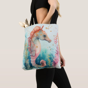 PASTEL-SEEPFERDE TASCHE