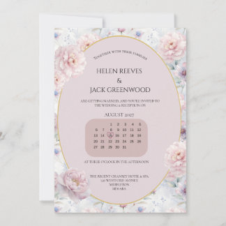 Pastel Shades Save the Date Wedding Invitation Einladung