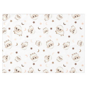 Pastel Sheep Pattern Tischdecke