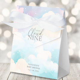 Pastel She's on Cloud Nine Baby Shower Geschenkschachtel