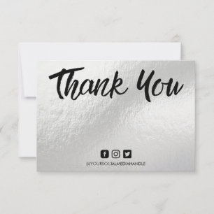 Pastel Silver Silver Danke an Message Media Insert