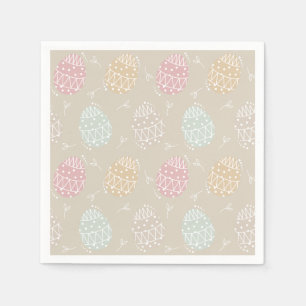 Pastel Simple Oaster Eggs Serviette