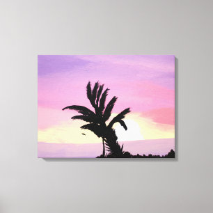Pastel Skies Wrapped Canvas Print Leinwanddruck