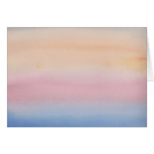 Pastel Sky Impressionist Watercolor