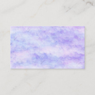 Pastel Sky Lavender, Blau und Rosa Visitenkarte