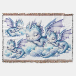 Pastel Sleeping Dragon Decke