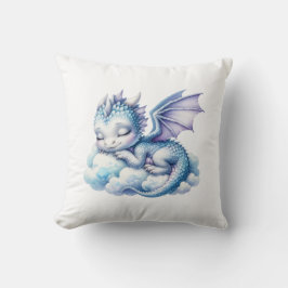 Pastel Sleeping Dragon Kissen