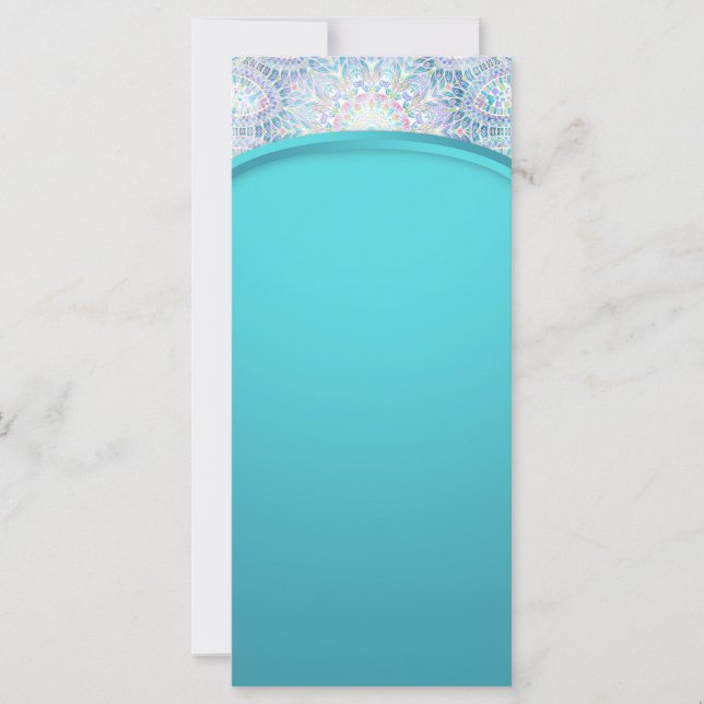 Pastel Snowflake Mandala (Vorderseite)