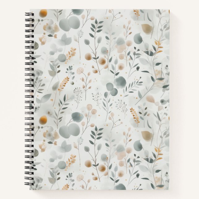 Pastel Soft Sanctuary Spiral Journal (Devant)