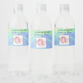 Pastel Spiral Welcome New Baby "Sip & See" Party