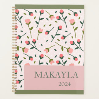 Pastel Spring Floral Planificateur personnalisé