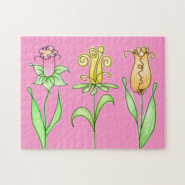 Pastel Spring Flowers (Horizontal)