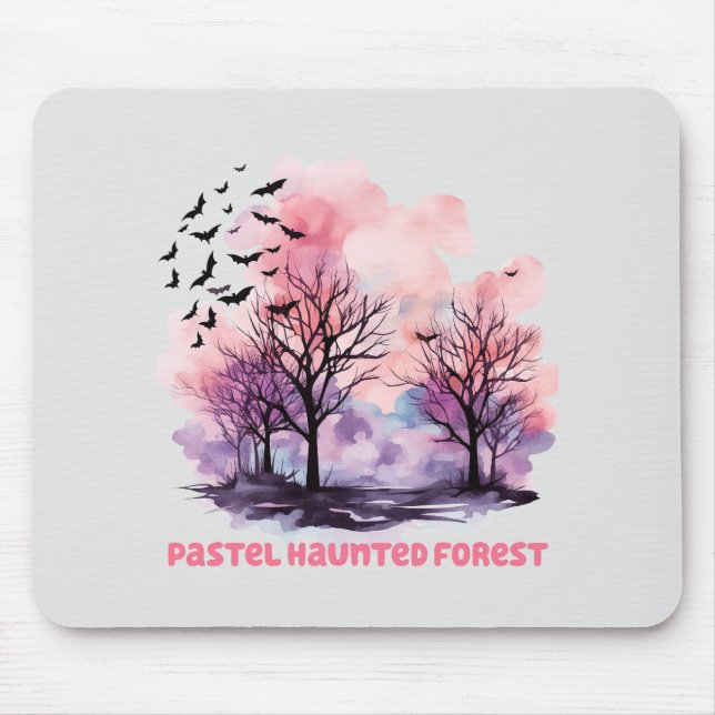 Pastel Spuk Forest Mousepad (Vorne)