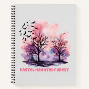 Pastel Spuk Forest Notizbuch