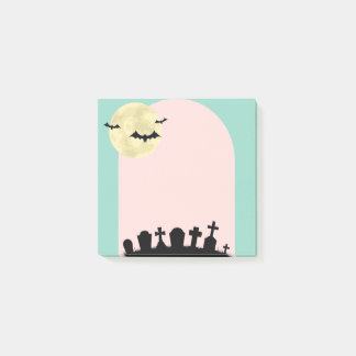 Pastel Spuk Graveyard Post-it Klebezettel