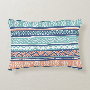 Pastel Stamm Navajo: nahtloses Muster. Dekokissen