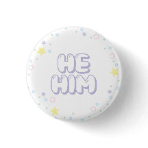 Pastel Star Confetti He Ihm Pronouns