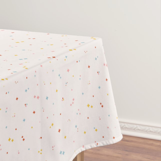 Pastel Star Pattern Tischdecke (Beispiel)