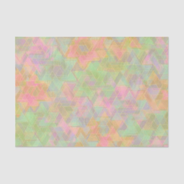 Pastel Star von David Pattern Seidenpapier (Vorderseite)