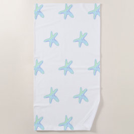 Pastel Starfish Strandtuch