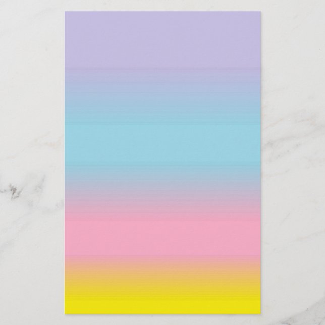 Pastel Stationery Briefpapier (Vorderseite)