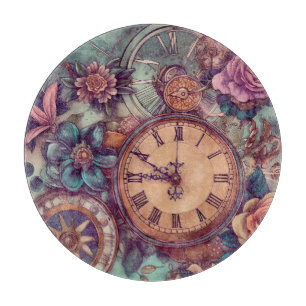 Pastel Steampunk Cutting Board Schneidebrett