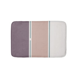 Pastel Streifen-2 – Ruhige Badezimmer-Streifenakze Badematte