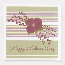 Pastel Stripe Mütter Tageszeitung Napkins Serviette