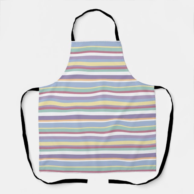Pastel Stripe Pattern Schürze (Vorderseite)
