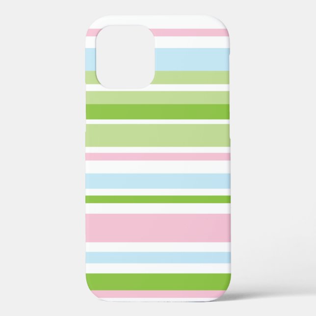 Pastel Stripe Tough Coque-Mate coque iphone (Verso)