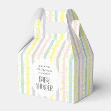 Pastel Stripes Babydusche