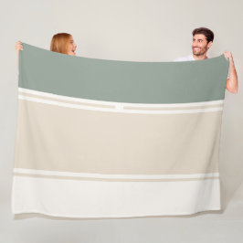 Pastel Stripes Variation 2 – Simple and Sleek Fleecedecke