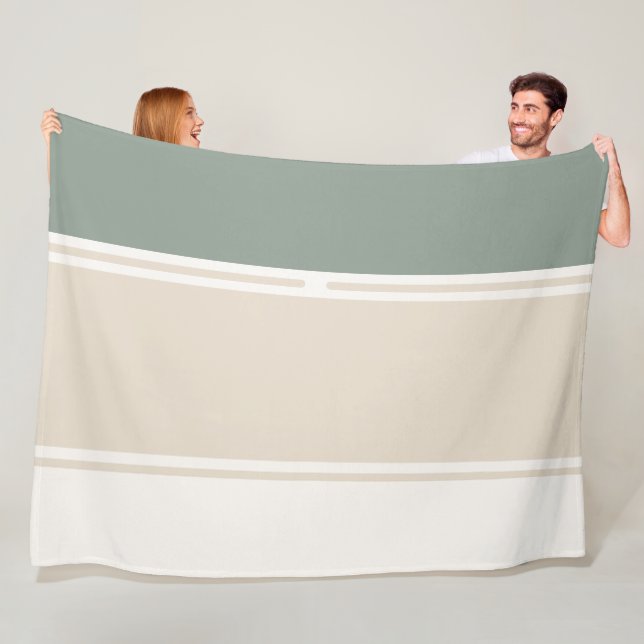 Pastel Stripes Variation 2 – Simple and Sleek Fleecedecke (Beispiel)