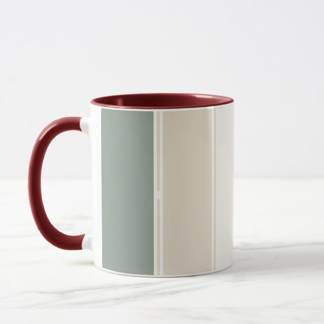 Pastel Stripes Variation 2 – Simple and Sleek Tasse (Links)